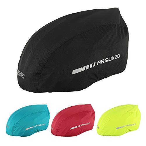 Godyluck Waterproof Bike Helmet Cover with Reflective Strip Cycling Bicycle Helmet Rain Cover Road Bicycle Helmet Water Snow Cover