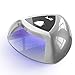 MelodySusie LED Nail Lamp, Professional LED Gel Nail Dryer Nail Light for Manicure Pedicure with 3 Timer Controls, Fast Curing LED Gel Polish Ideal for Salon (Silver)