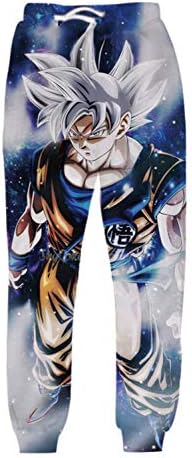 Women Men Dragon Ball Z Joggers Pants 3D Anime Graphic Sweatpants Sport Baggy Trousers with Drawstring