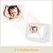 smartree Baby Monitor, Video Baby Monitor Wireless Night Vision Dual View Video, Newborn Baby Monitor with Zoomable Night Vision Digital Color Camera, Two-Way Audio, Lullabies (3.2 inch)