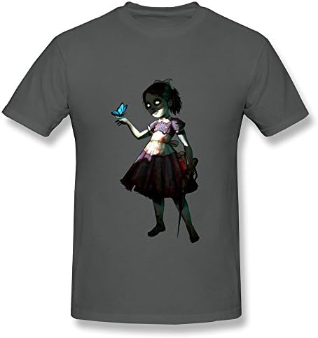 Koyee Men's BioShock 2 Little Sister T-Shirt - Fashion T Shirts DeepHeather US Size L