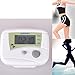 White Distance Pedometer Calorie Counter Walk Fitness Idea For Keeping Fit