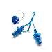 4 Sets Waterproof Corded Swimming Earplug Dotted Nose Clips Swimming Ear & Nose Protector for Adults Kids (Nose Clip & Earplugs)