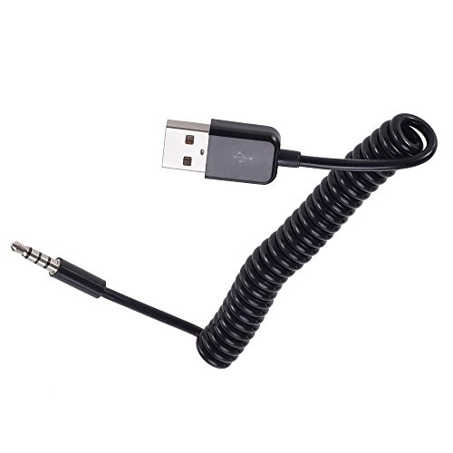 Fivetech US Cable 3.5mm AUX Audio Plug Jack to USB 2.0 Male Charge Cable Adapter Cord for ipod Hot - Thumbnail 2