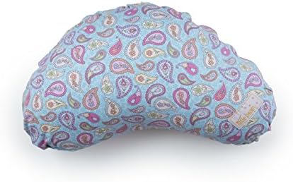 LittlebeamUS Nursing Cotton Cushion Pillow with Machine Washable Cover, Elephant Paisley