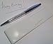 Maranda-Ti Silver Swarovski Crystal Black Ink Ball Pen Gift For Ladies - Lightweight Ballpoint 22g - Silver Case 18 x 8 cms - Luxury Silver Cover