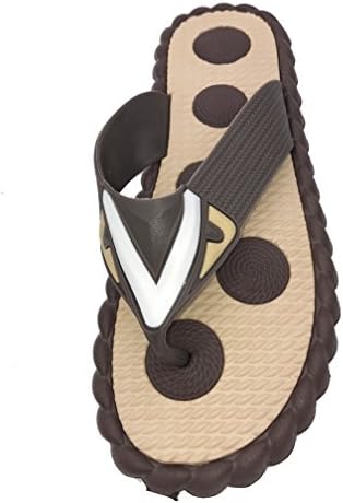 Top Quality Soft Comfortable Spa Massage Foam Flip Flop (10-11 B(M) US, brown)
