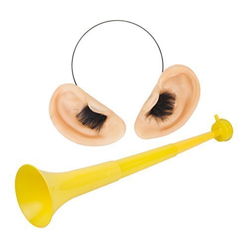 Robelli Giant Fancy Dress Ears Headband & Horn Set