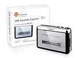 Promotion TaoTronics TT-CM001 USB Portable Tape Cassette To MP3 Converter Capture Adapter Tape-to-MP3 Digital Audio Music Player With Headphones