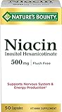 Nature's BountyÂ® Niacin Flush Free 500 mg, 50 Capsules