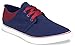 Hipster Mens Comfort Shoe, Navy / Claret, 10 D(M) US