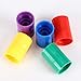 Xntun 15 pcs Vortex Bottle Connectors for Children's Scientific Experiments and Tests Tornado Connector Cyclone Tube, 5 Colors