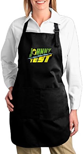 Johnny Test Logo Funny Grilling Kitchen Apron Bib Durable