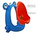 Zhoma Baby Urinal for Boys - Cute Frog Potty Training Urinal for Pee Trainer with Funny Aiming Target - Blue