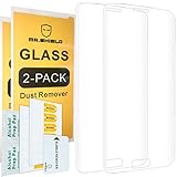 [2-PACK]-Mr Shield For Samsung Galaxy S7 Edge [Tempered Glass] [Full Cover] Screen Protector with Lifetime Replacement Warranty