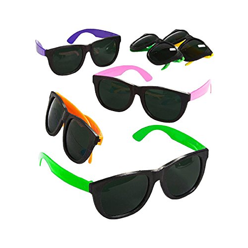 neon wayfarer sunglasses bulk