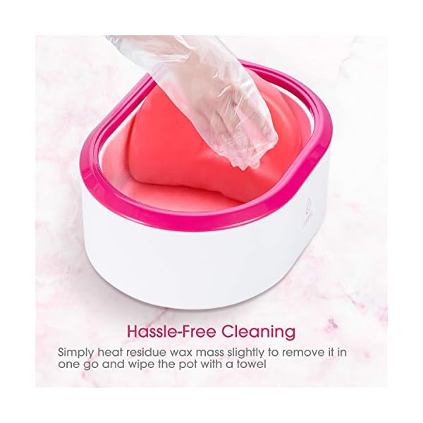 Paraffin-Wax-Machine-for-Hand-and-Feet-05-Hour-Fast-Wax-Meltdown-Paraffin-Bath-Paraffin-Wax-Warmer-Quick-Heating-Paraffin-Bath-Spa-for-Smooth-and-Soft-Skin-Red Paraffin Wax Machine for Hand and Feet, 0.5 Hour Fast Wax Meltdown Paraffin Bath Paraffin Wax Warmer Quick-Heating…