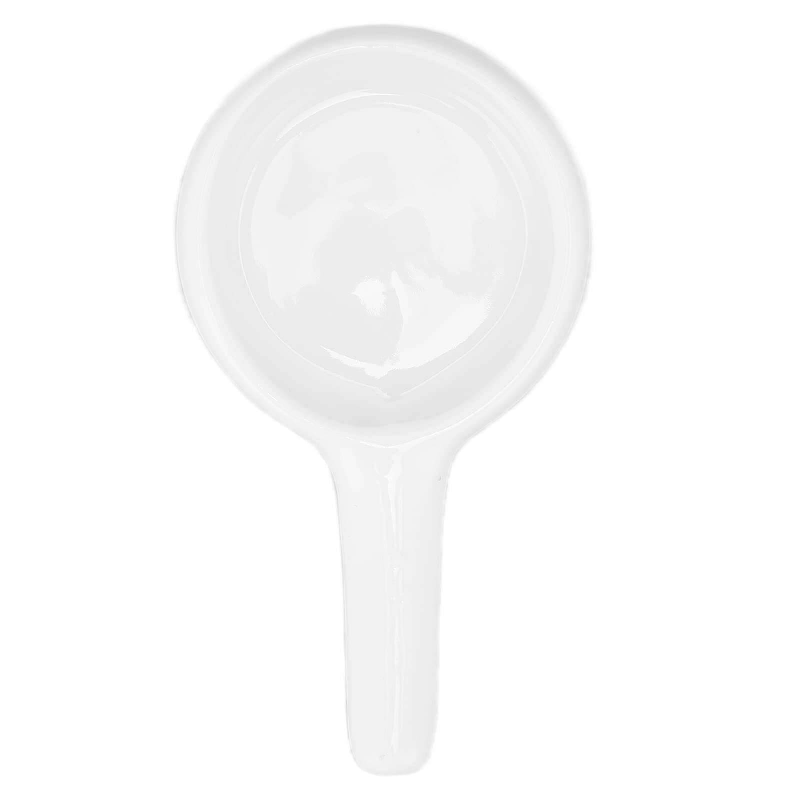 Sonew Little Tealight Candle Holder, Spoon Shape Holder with Handle Ceramic Home Decoration for Incense Burner(white)