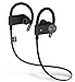 Miger Wireless Headphones Bluetooth Earbuds,IPX7 Waterproof,SweatProof, Secure Fit,Noise Cancelling Earphone with Microphone for Gym, Sports and Running (Black)