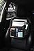 Think Clean Car Front Seat Organizer (Black -13.8 x 11.5 inches) Mid-Sized Auto Storage for Files, Laptop, Table and Cell Phone. Heavy-Duty Strap and Secure Buckle