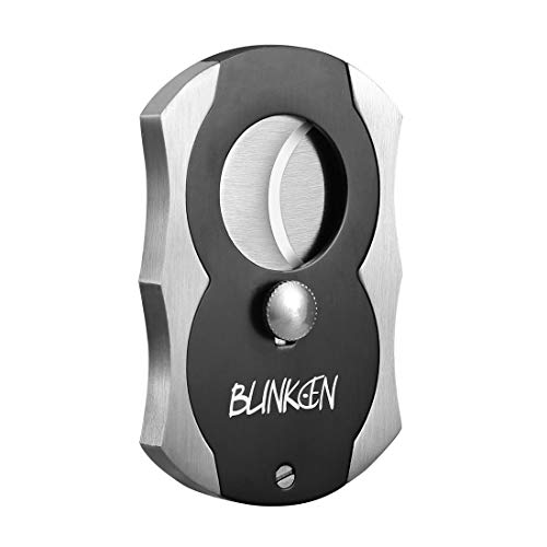 Blinkeen® Cigar Cutter-Stainless Steel and Kirsite Double Blade Guillotine