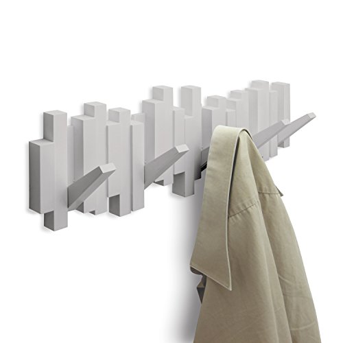 Umbra Sticks Multi Hook Coat Rack Modern, Unique, SpaceSaving Coat