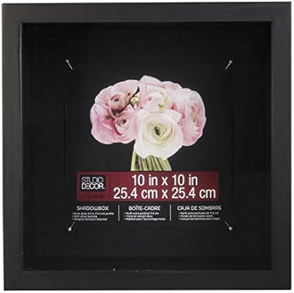 Amazon Com Extra Deep Shadowbox Black 10 X 10 By Studio Decor