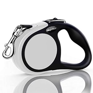 Image of Heavy Duty Retractable Dog Leash-16ft/5m Walking Leash-Strong Retractable Leashes for Medium to Large Dogs up to 115 lbs, Upgraded One Button Lock System, Non Slip Rubbery Grip, Tangle Free Pet Leash