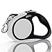 Double Retractable Dog Leash for Two Dogs Up to 50 lbs Per Dog - 16 ft Coupler Dog Leashes for Small Medium Dogs - One Locked System, Non Slip Grip, Tangle Free
