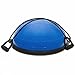 Best Choice Products Half Ball Balance Trainer Yoga Exercise Fitness Platform for Stability, Core Workout, Training w/ 2 Resistance Bands, Pump - Blue