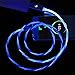 Micro USB Cable, Android Charger Cable (2 Pack/10FT), Led USB Charger for Samsung Galaxy S7 Edge/S7/S6, HTC, LG, Sony, Xbox One, PS4 & More Android Smartphones (Blue&Red Light)