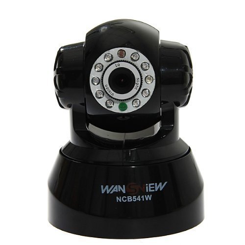 Wansview Wireless IP Pan/Tilt/ Night Vision Internet Surveillance Camera Built-in Microphone With Phone remote monitoring support(Black)
