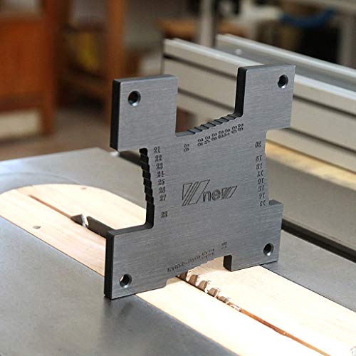 jiumoji 2PCS Measuring Tool Ruler High Precision Height Gauge 5-36.5mm Woodworking Router Table Electric Circular Saw Engraving Machine Measure Tool