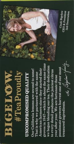 BIGELOW TEA GREEN TEA WITH LEMON, DECAF, 20 CT