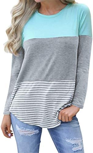 Women Maternity Nursing Tops Striped Long Sleeve Autumn T-Shirt Breastfeeding Pregnancy Clothes