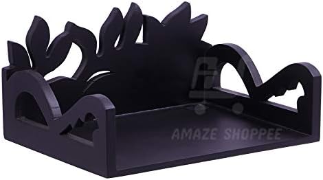 AMAZE SHOPPEE Beautiful Design Set Top Box Shelf (Black)
