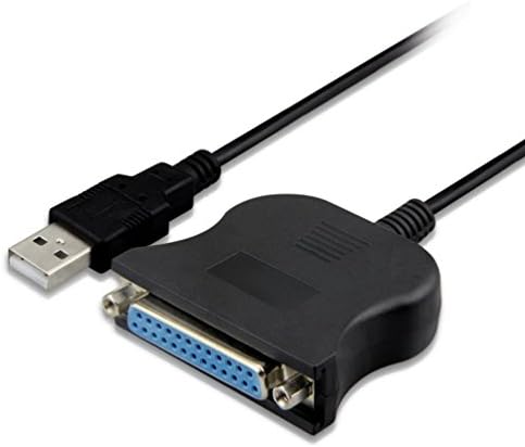 NEORTX USB to DB25 Parallel Printer Cable Adapter Male to Female Connector IEEE 1284 Converter for Laptop Desktop PC Supports Windows, Mac OS, Linux