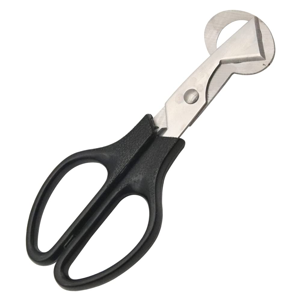 Quail Egg Scissors, Stainless Steel Egg Shell Cutter, Small Egg Scissors,Egg Opener for Home Restaurant Kitchen (Black)