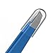 Tweezer Guru Tweezers for Women - Slant Pointed Precision Tweezers for Eyebrows & Ingrown Hair Removal - Blackhead and Splinter Tweezer with Sharp Needle Nose Point for Plucking (Bold Blue)