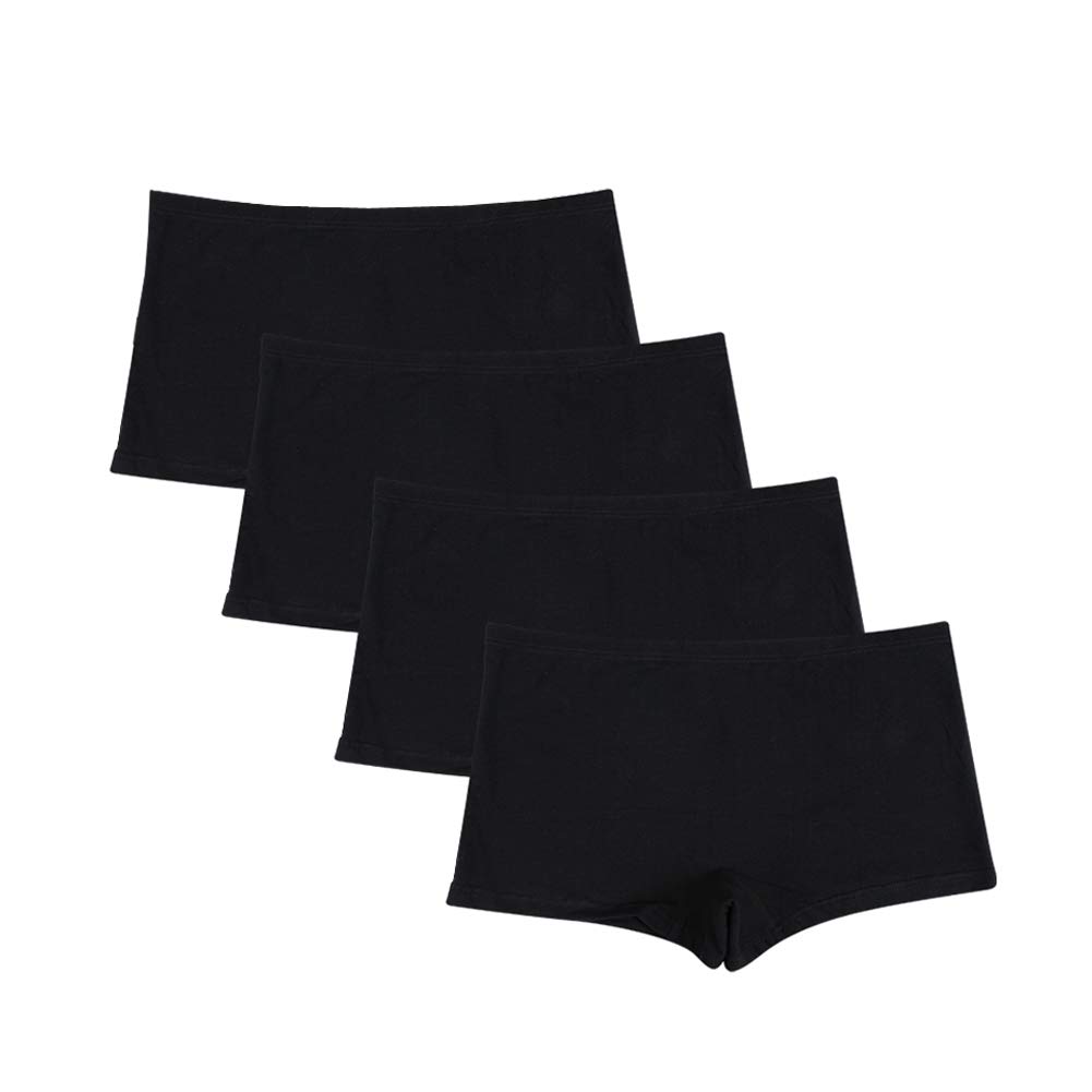 Photo 1 of ***MISSING PARTS***
Lingerie Women's Comfort Soft Low Rise Cotton Boyshorts Panties(4 Black, M)