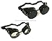1 ALAZCO Black Welding Oxy-Acetylene Goggles Steampunk - 50mm Eye Cup #5 Lens - Welding, Torching, Soldering, Brazing & Cutting Metals - Made in Taiwan