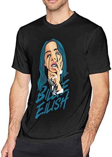 ALLK Mens Cool Billie Eilish Tee Black