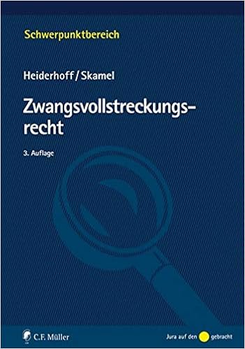 Zwangsvollstreckungsrecht Schwerpunktbereich Amazon De Heiderhoff Bettina Skamel Frank Bucher