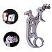 HBG Sport Outdoor Hunting Slingshot Stainless Steel High Velocity Catapult Aiming Points Sling Shot with 3Pcs Replacement Rubber Bands