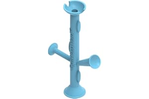 OptiWand Hard Single - Portable RPG Sclera Contact Lens Removal & Insertion Tool - Silicone Rubber Eye Lens Inserter & Remover Device Suction Cup & Finger Grips Safe & Easy to Use Travel Size 2.3"