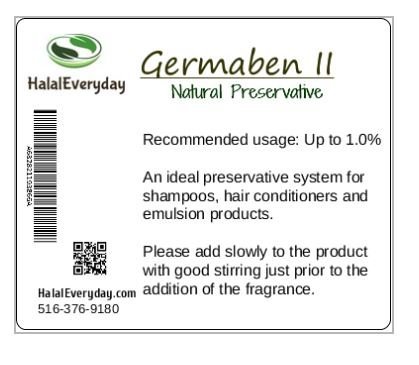 Germaben II - Natural Preservatives - Transparent Liquid Preservatives - Ideal for Lotion, Cream and Shampoo - Ready to Use Complete Antimicrobial Preservatives - 8oz