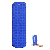 OBOSOE Ultralight Sleeping Pad, Inflatable Waterproof Leakproof Compact Air Sleeping Mat Suitable for Camping, Backpacking, Hiking, Sleeping Bag, Hammock, Extremely Lightweight and Backpacker Friendly
