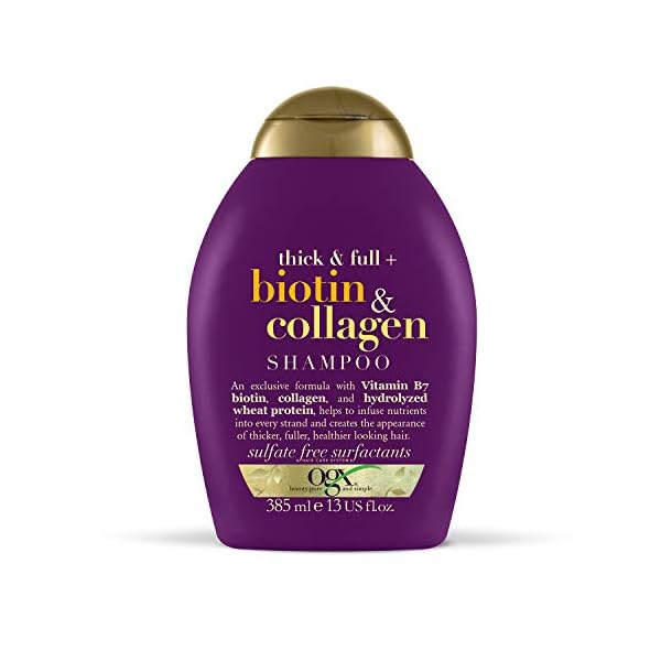 OGX-Biotin-Collagen-Hair-Thickening-Sulfate-Free-Shampoo-385-ml OGX Biotin & Collagen Hair Thickening Shampoo, 385ml