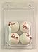 NEW 4 Red Nighthawk Glow In Dark LED Light Up Golf Balls Official Size Constant Lit