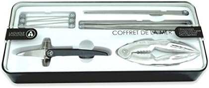Laguiole Evolution 14-Piece Acidule Seafood Tool Set, Blue